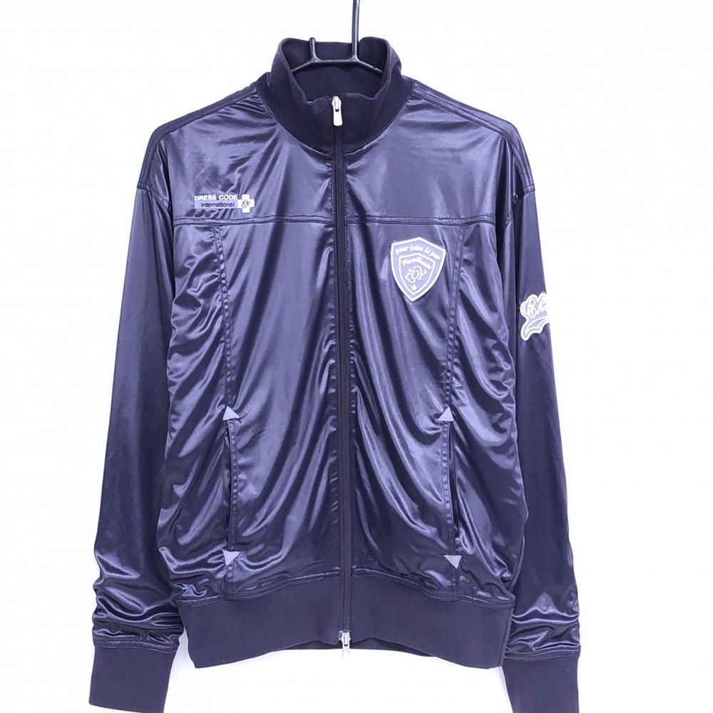 【美品】ゾーイ ジャケットブルゾン パープル 裏地付  メンズ 1(S) ゴルフウェア ZOY