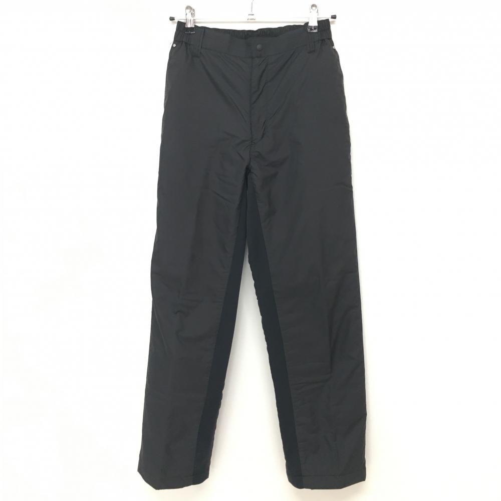 【美品】タイトリスト 中綿パンツ 黒 一部異素材 裾ドローコード  メンズ M ゴルフウェア TITLEIST