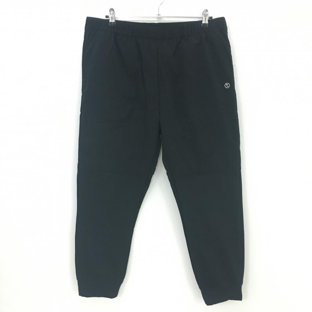 ティゴラ 中綿ジョガーパンツ 黒 ヒップロゴ白 メンズ XL ゴルフウェア TIGORA