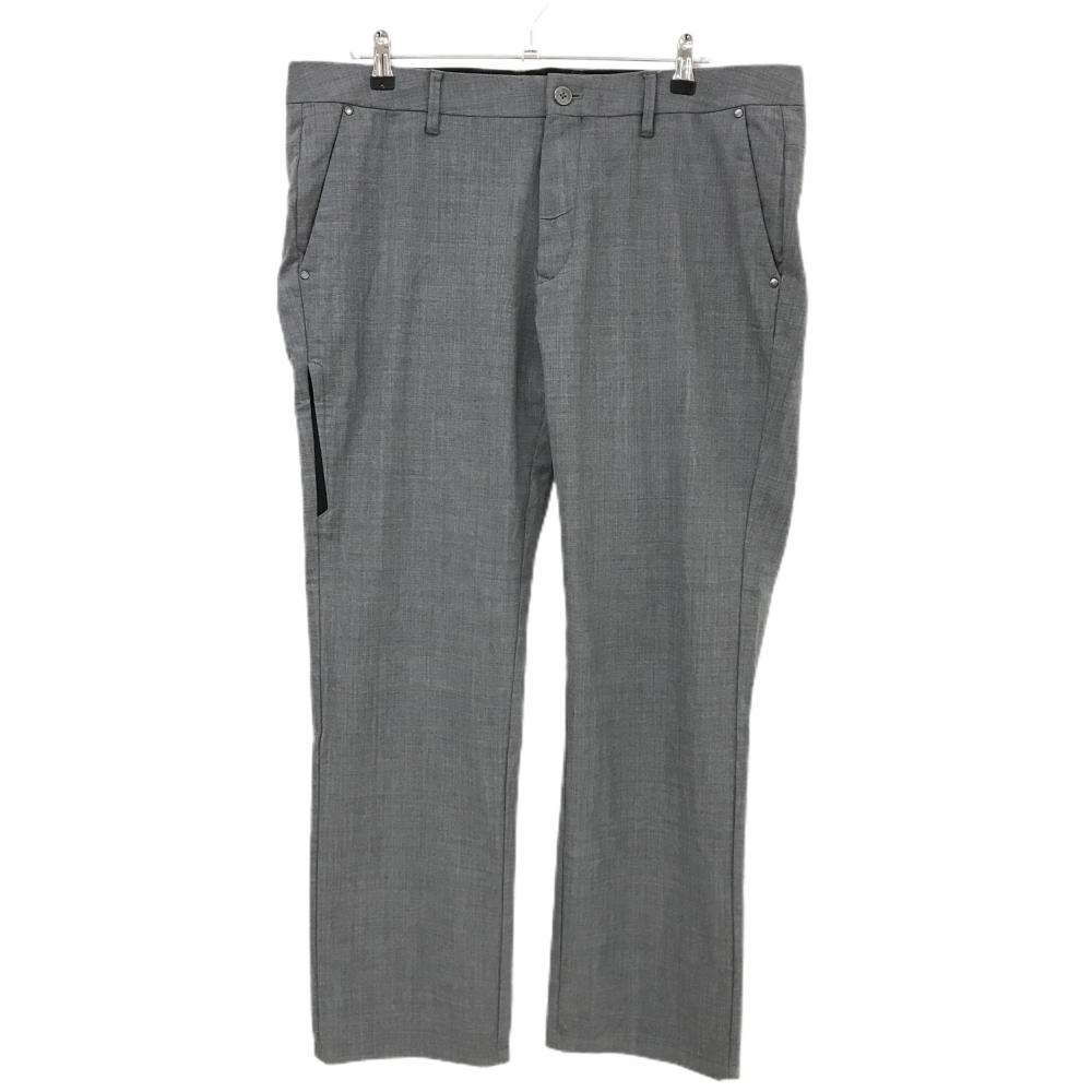 【超美品】デサントゴルフ パンツ グレー 裏起毛 中田英寿 メンズ 96/XB ゴルフウェア 大きいサイズ DESCENTE