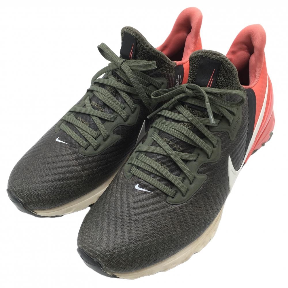 【美品】ナイキ ゴルフシューズ 黒系×サーモンピンク CT0601-300 エアズームインフィニティツアー メンズ 26.0 ゴルフウェア NIKE