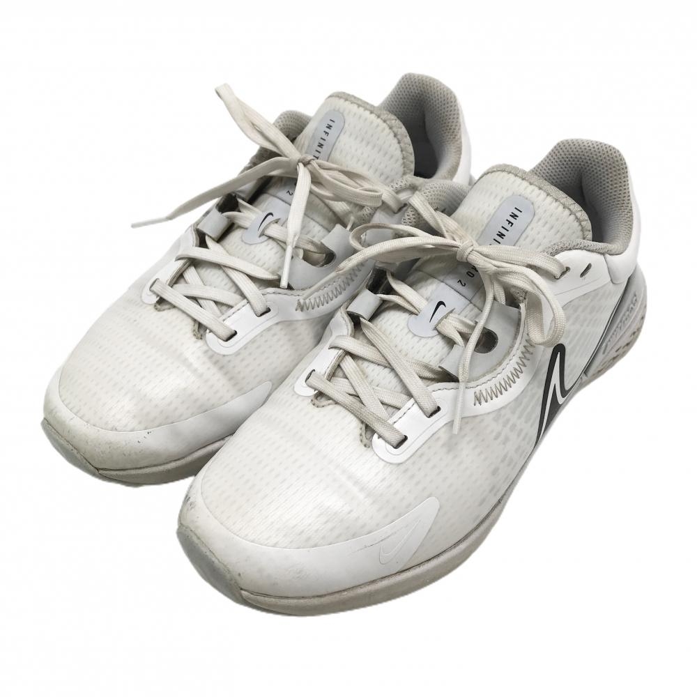 ナイキ ゴルフシューズ 白×黒 スパイクレス DM8449-101 インフィニティ プロ2 メンズ 26.0 ゴルフウェア NIKE