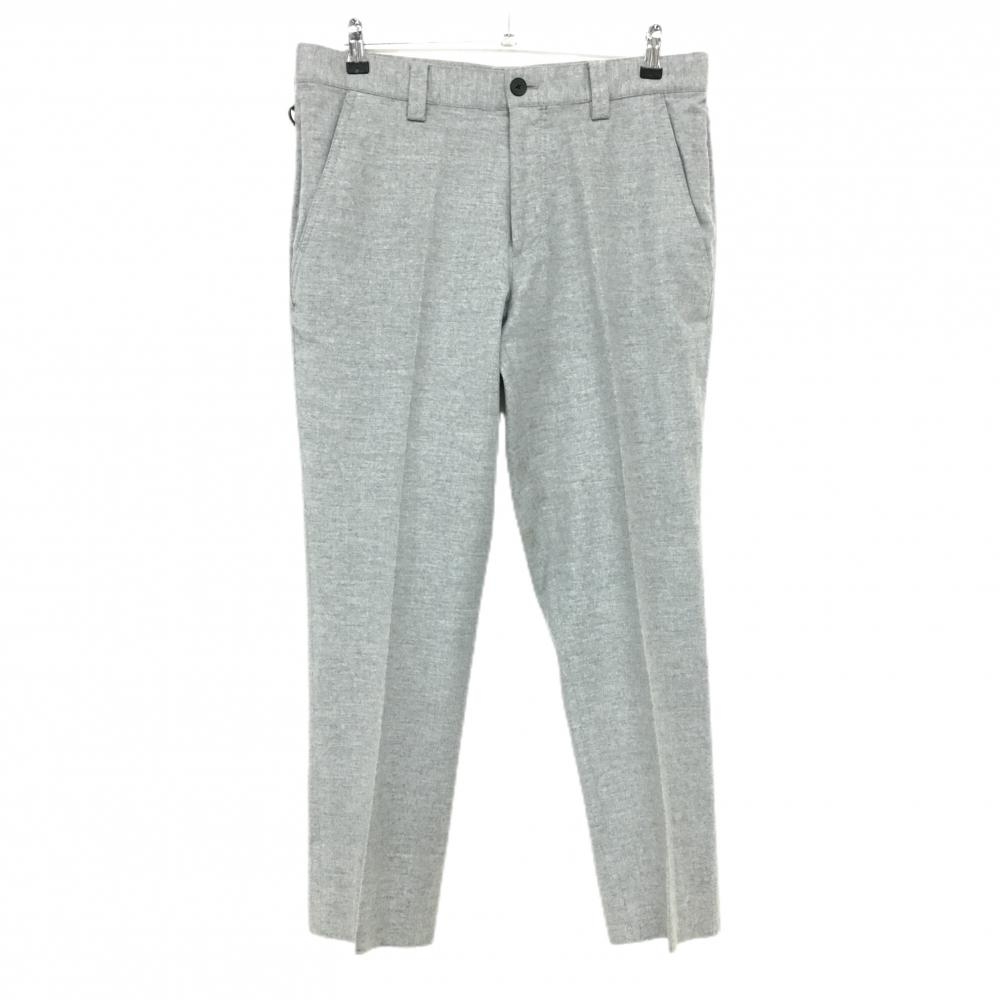 【美品】バーバリーゴルフ ウールパンツ ライトグレー 無地  メンズ 88 ゴルフウェア BURBERRY GOLF