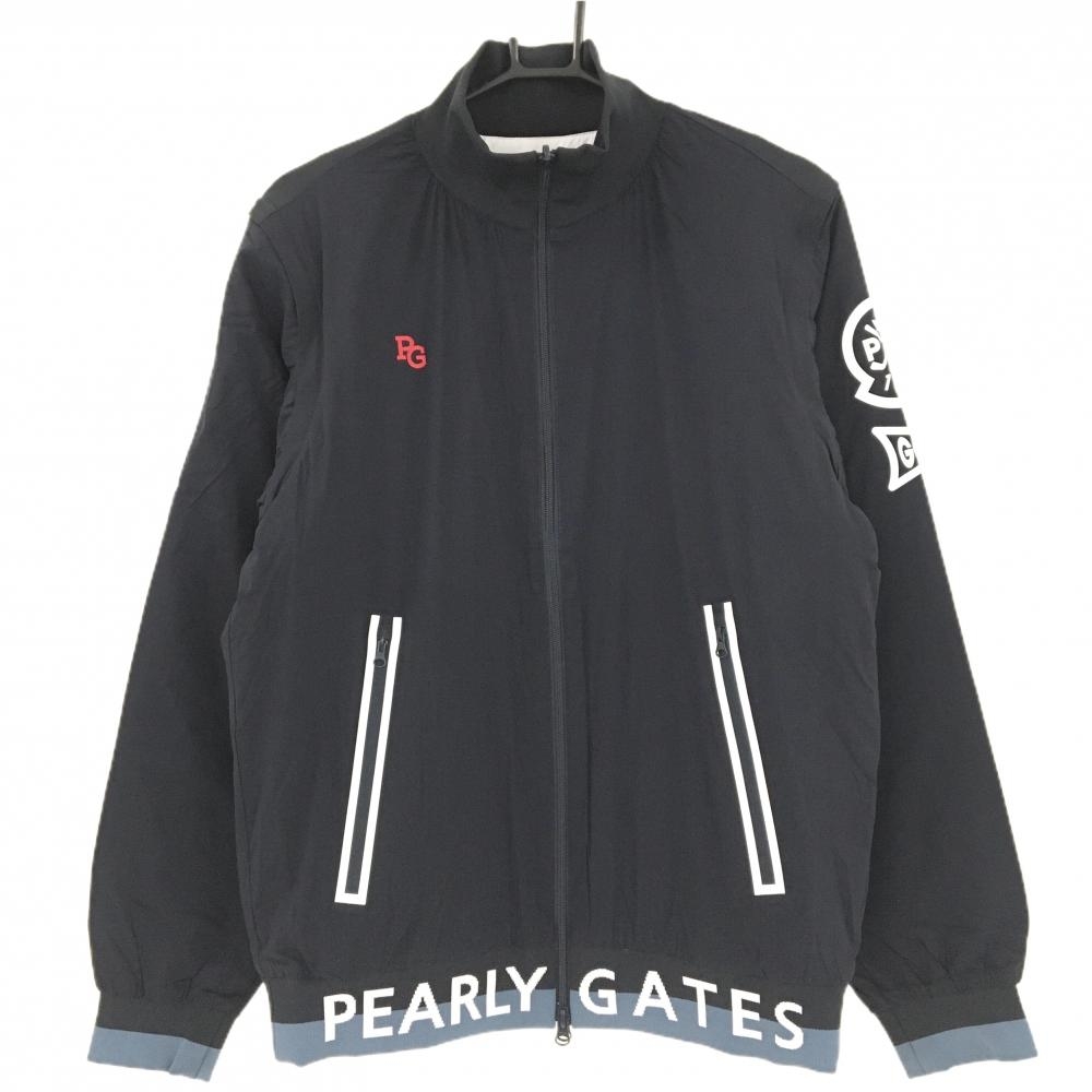 【新品】パーリーゲイツ 4WAY中綿リバーシブルジャケット ダークネイビー×白 裏キルティング メンズ 6(XL) ゴルフウェア PEARLY GATES