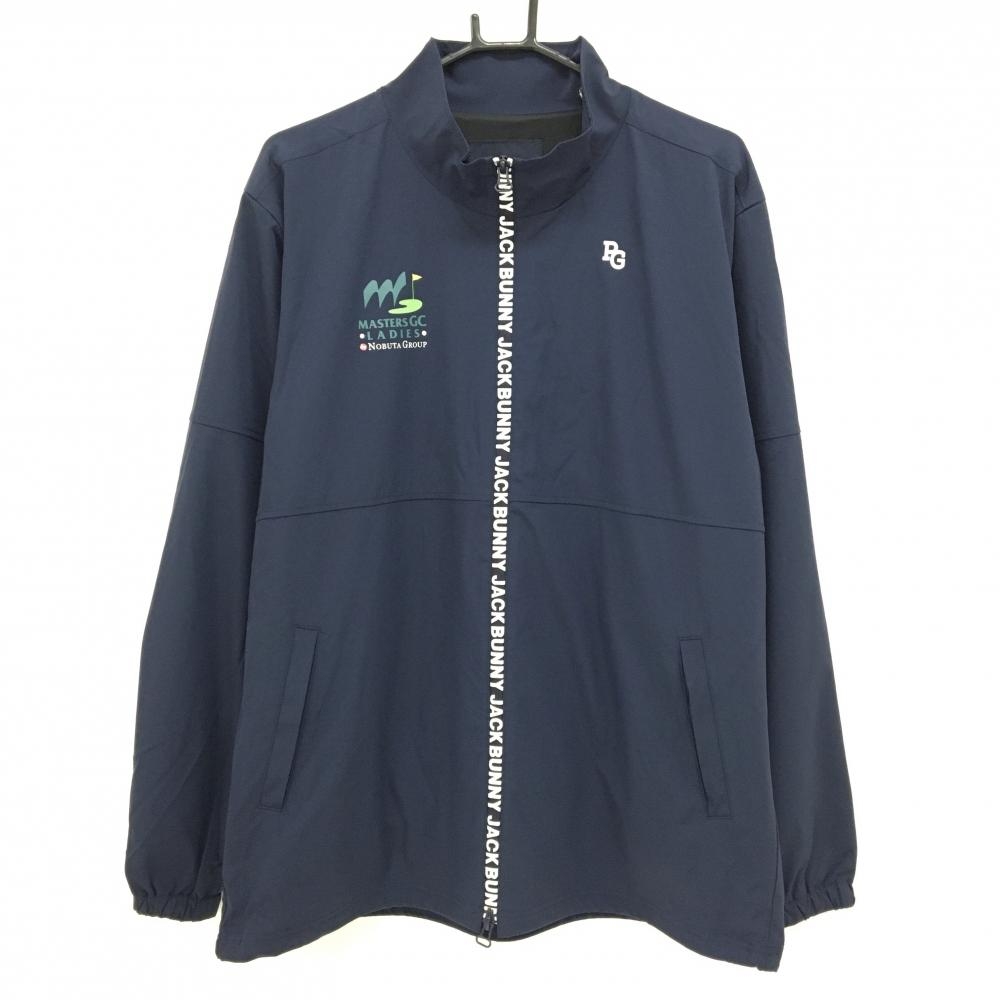 【超美品】パーリーゲイツ ジャケット ネイビー×白×グリーン メンズ 7(2XL) ゴルフウェア 2024年モデル、大きいサイズ PEARLY GATES