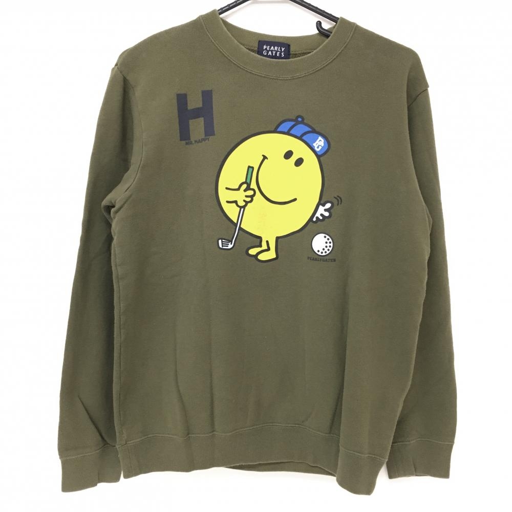 パーリーゲイツ×MR.MEN LITTLE MISS トレーナー カーキ スウェット