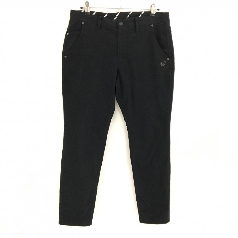 パーリーゲイツ パンツ 黒 ストレッチ 表微起毛 メンズ 6(XL) ゴルフウェア PEARLY GATES