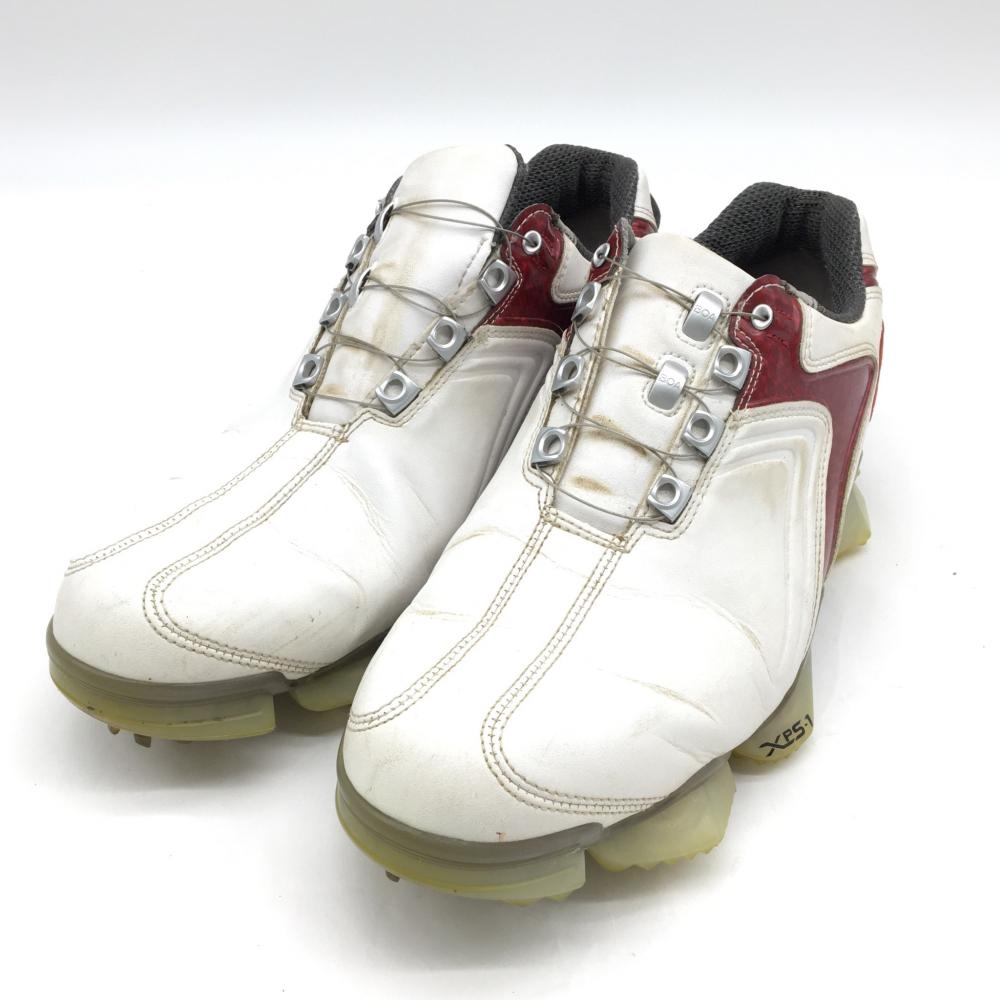 FootJoy フットジョイ ゴルフシューズ 白×レッド 56005J ボア BOA メンズ 26.5 ゴルフウェア