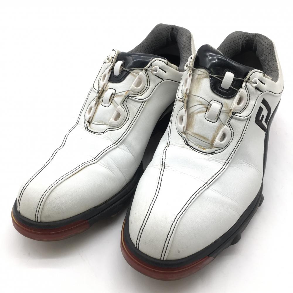 FootJoy フットジョイ ゴルフシューズ 白×黒 59907J ボア BOA  メンズ 25.5 ゴルフウェア