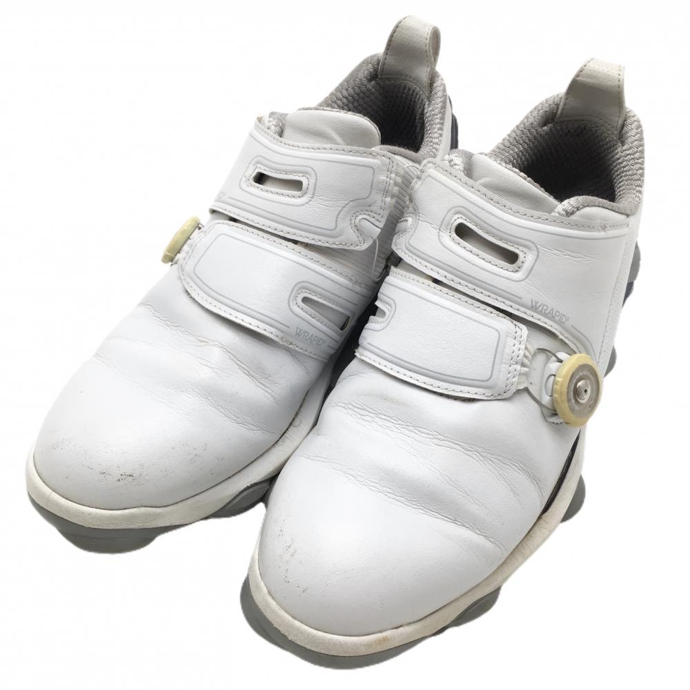 フットジョイ ゴルフシューズ 白×ネイビー 55519J ダイヤル式 BOA ツアーアルファ デュアル メンズ 25.5 ゴルフウェア FootJoy