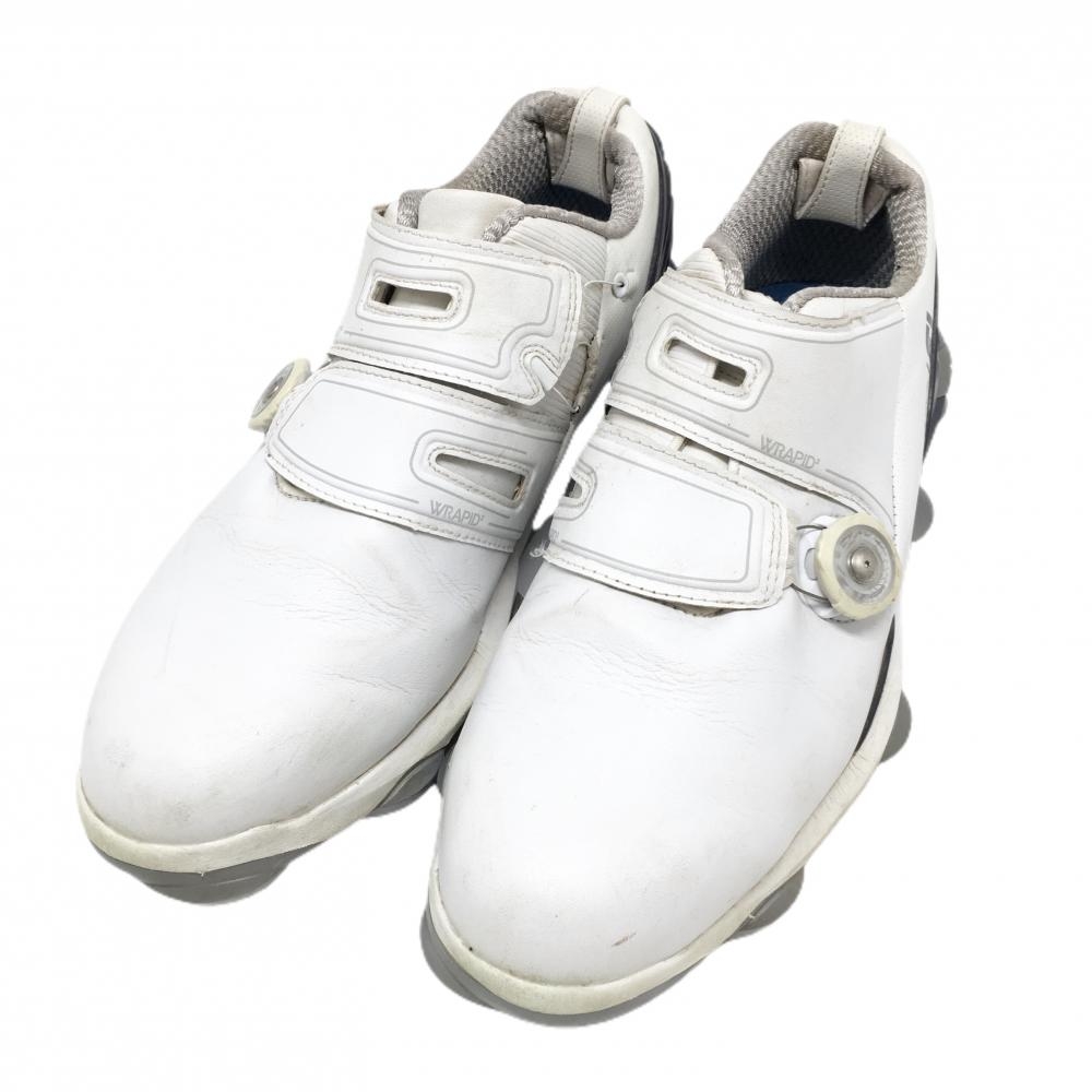 フットジョイ ゴルフシューズ 白×ネイビー 55519J BOA ダイヤル式 メンズ 26.0 ゴルフウェア FootJoy