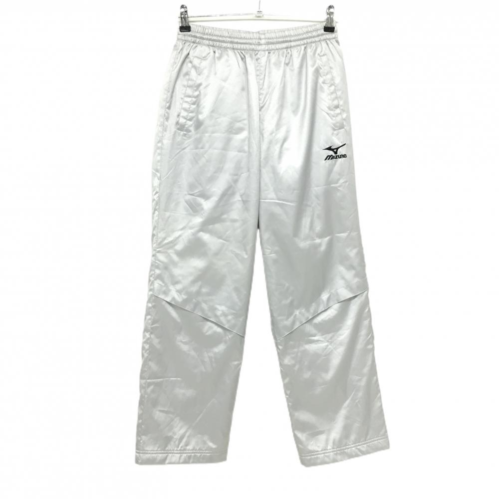 【新品】ミズノ パンツ シルバーグレー系 裏微起毛 DFカット ウエストゴム＆調節紐  メンズ S ゴルフウェア MIZUNO