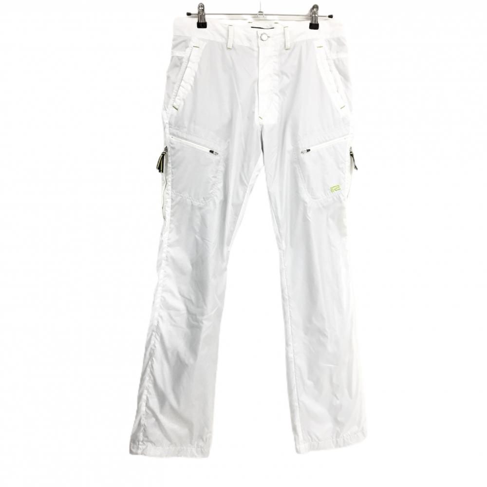 ロサーセン パンツ 白 裏微起毛 蓄熱 複数ポケット メンズ 82 ゴルフウェア Rosasen