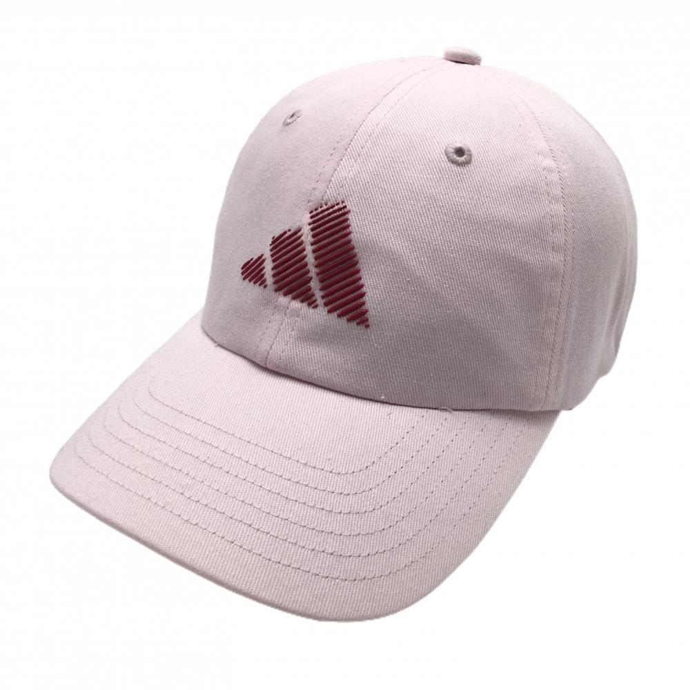 【新品】アディダス キャップ ライトピンク 後ろメッシュ レディース フリーサイズ（54-57㎝） ゴルフウェア adidas