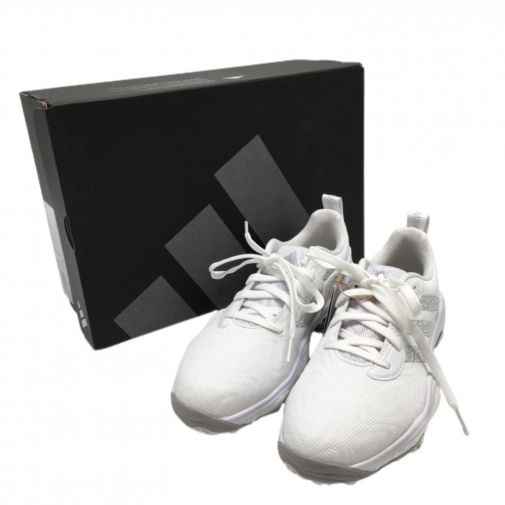 【新品】アディダス ゴルフシューズ 白 ID8730 コードカオス25 スパイクレス レディース 24.0 ゴルフウェア 2024年モデル adidas