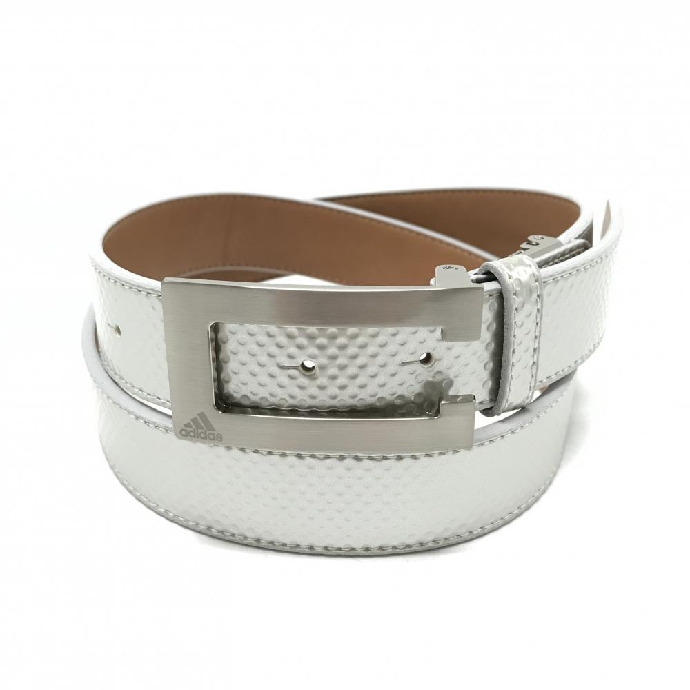 【超美品】アディダス ベルト シルバー バックル  レディース  ゴルフウェア adidas