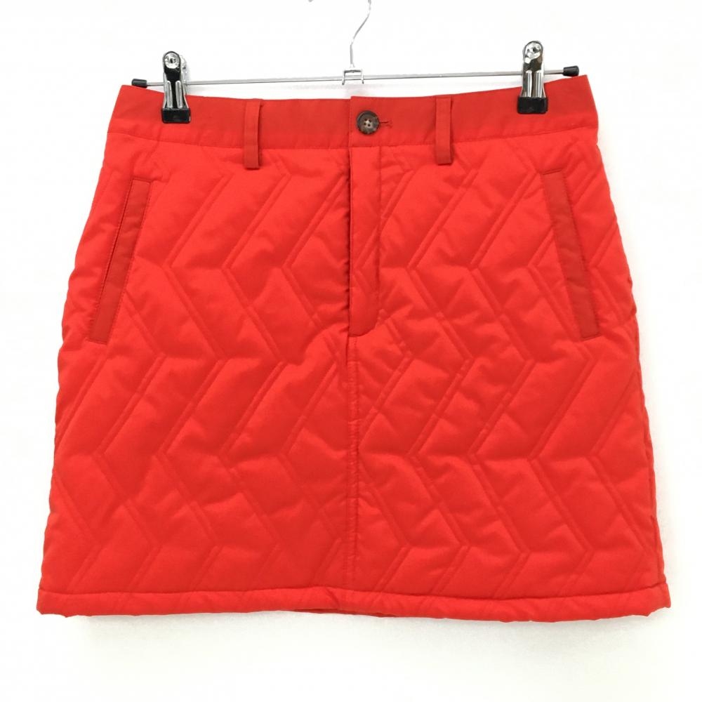 【超美品】アディダス 中綿スカート レッド キルティング  レディース M/M ゴルフウェア adidas