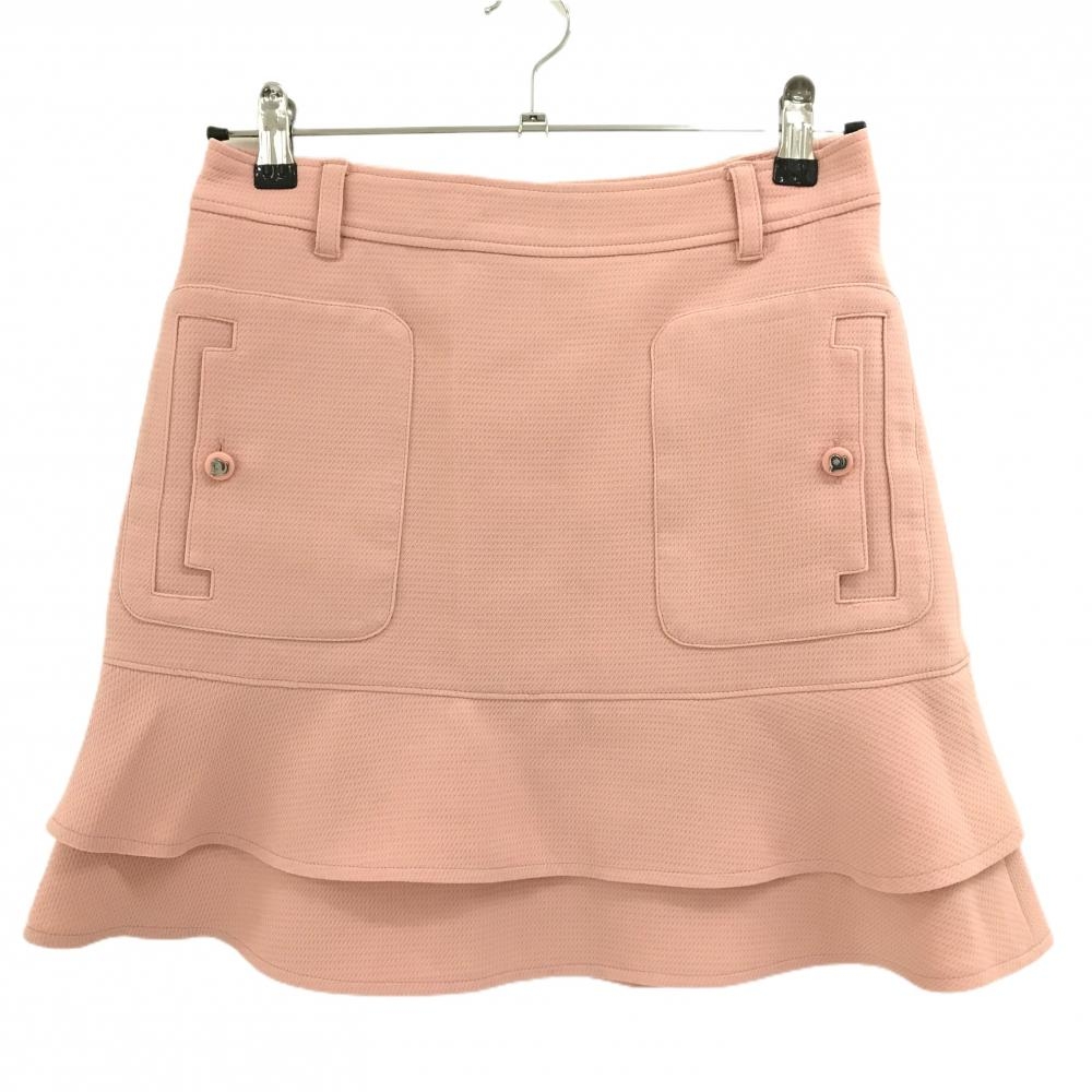 アルチビオ 中綿スカート ライトピンク系 地模様 一部中綿 レディース 38(M) ゴルフウェア archivio
