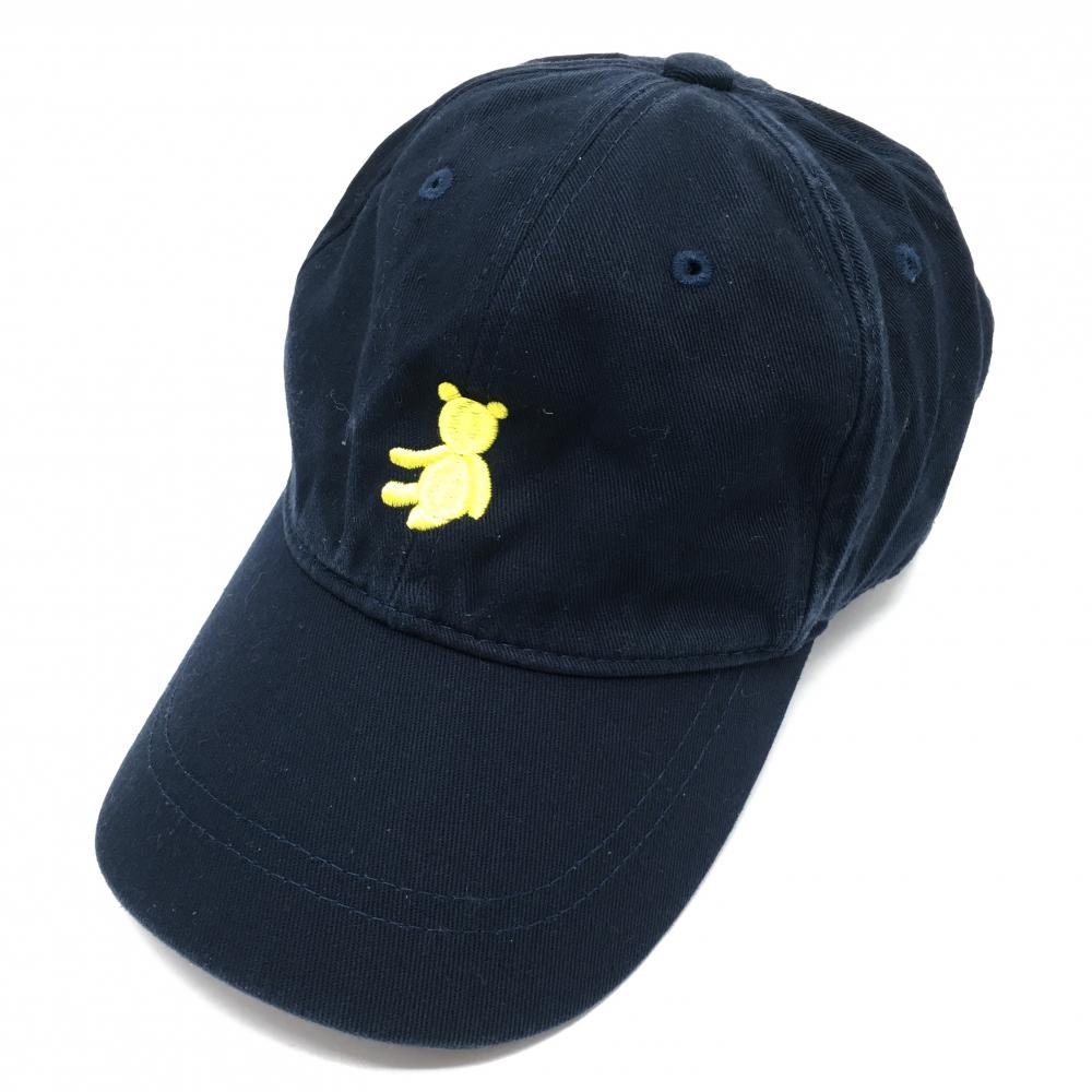 キャロウェイ キャップ ネイビー×イエロー ロゴ刺しゅう レディース FR ゴルフウェア Callaway