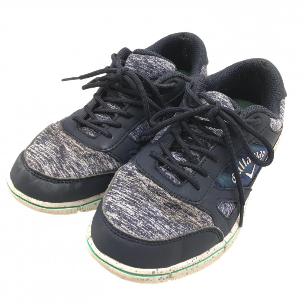 キャロウェイ ゴルフシューズ ネイビー系 SORAIRE WM スパイクレス レディース 23.0 ゴルフウェア Callaway