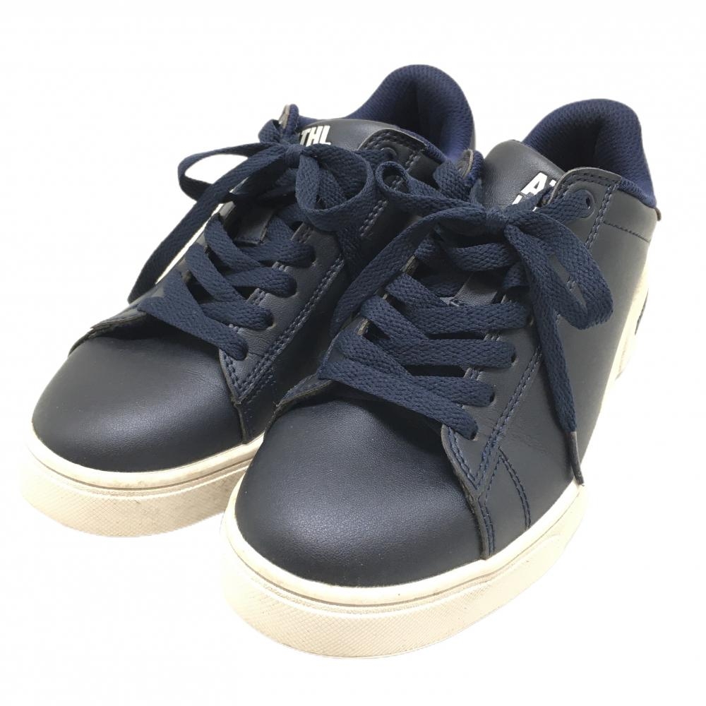 【美品】ジャックバニー ゴルフシューズ ネイビー×白 262-4992802 スパイクレス レディース 24.0 ゴルフウェア 2024年モデル Jack Bunny
