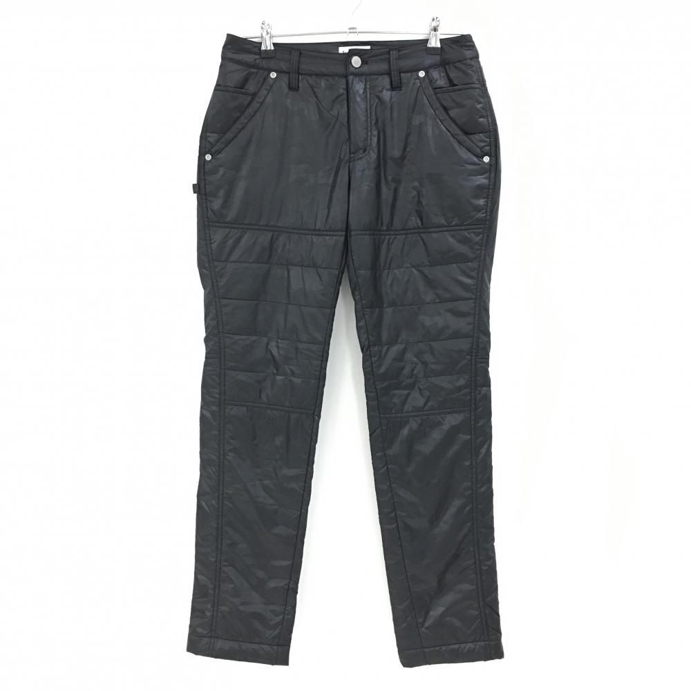 ジャックバニー 中綿パンツ 黒 カモフラ地模様 迷彩 レディース 1(M) ゴルフウェア Jack Bunny