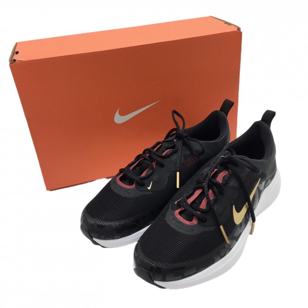 【新品】ナイキゴルフ ゴルフシューズ 黒 DC0101-001 エース サマーライト 一部レオパード  レディース 23.0 ゴルフウェア NIKE