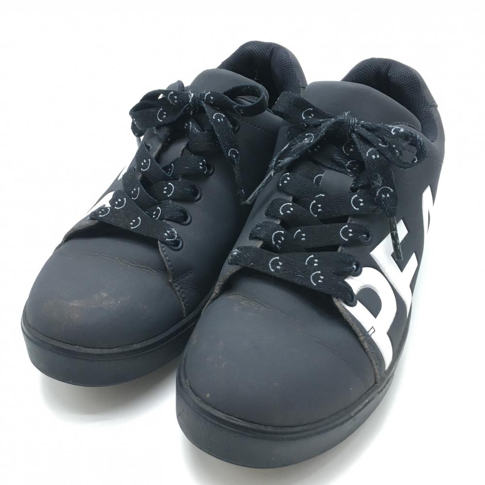 パーリーゲイツ ゴルフシューズ ネイビー×白 053-0192314 ロゴ PGニコちゃん レディース 23.5 ゴルフウェア PEARLY GATES