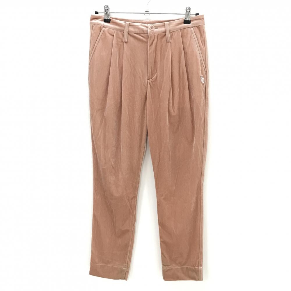 パーリーゲイツ パンツ ピンク ベロア ストレッチ  レディース 1(M) ゴルフウェア PEARLY GATES