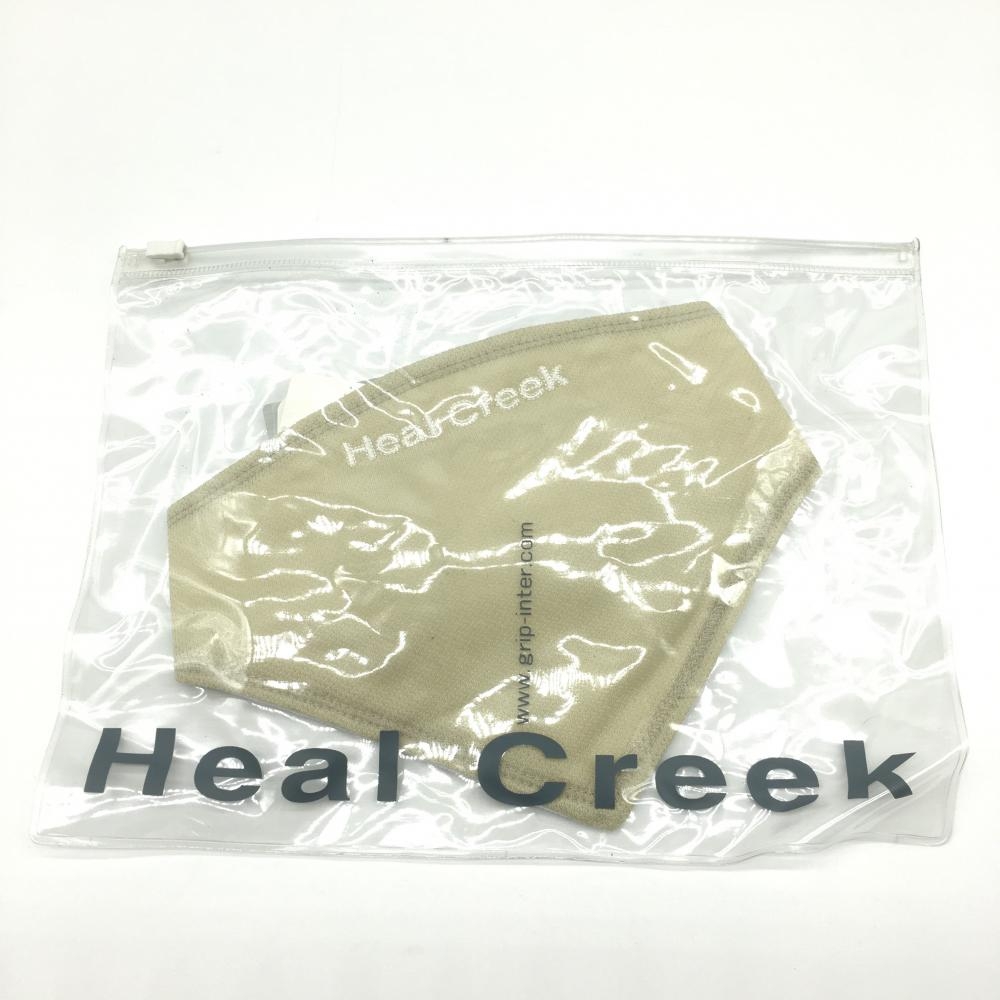 【新品】28％OFF～Heal Creek ヒールクリーク　ネックカバー ベージュ系 クールマックス 内側保冷剤ポケット付 レディース 40 ゴルフウェア