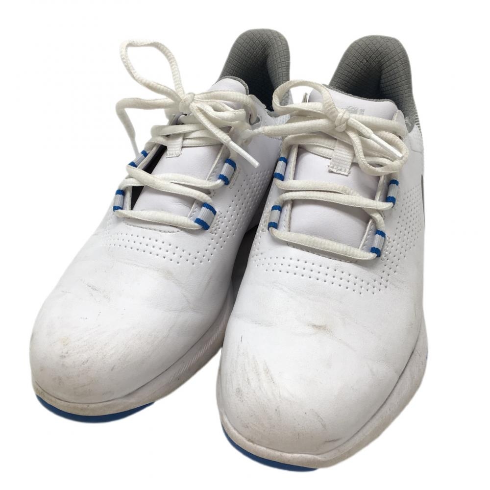 フットジョイ ゴルフシューズ 白×グレー スパイクレス フューエル レース 55440J レディース 24.5 ゴルフウェア FootJoy