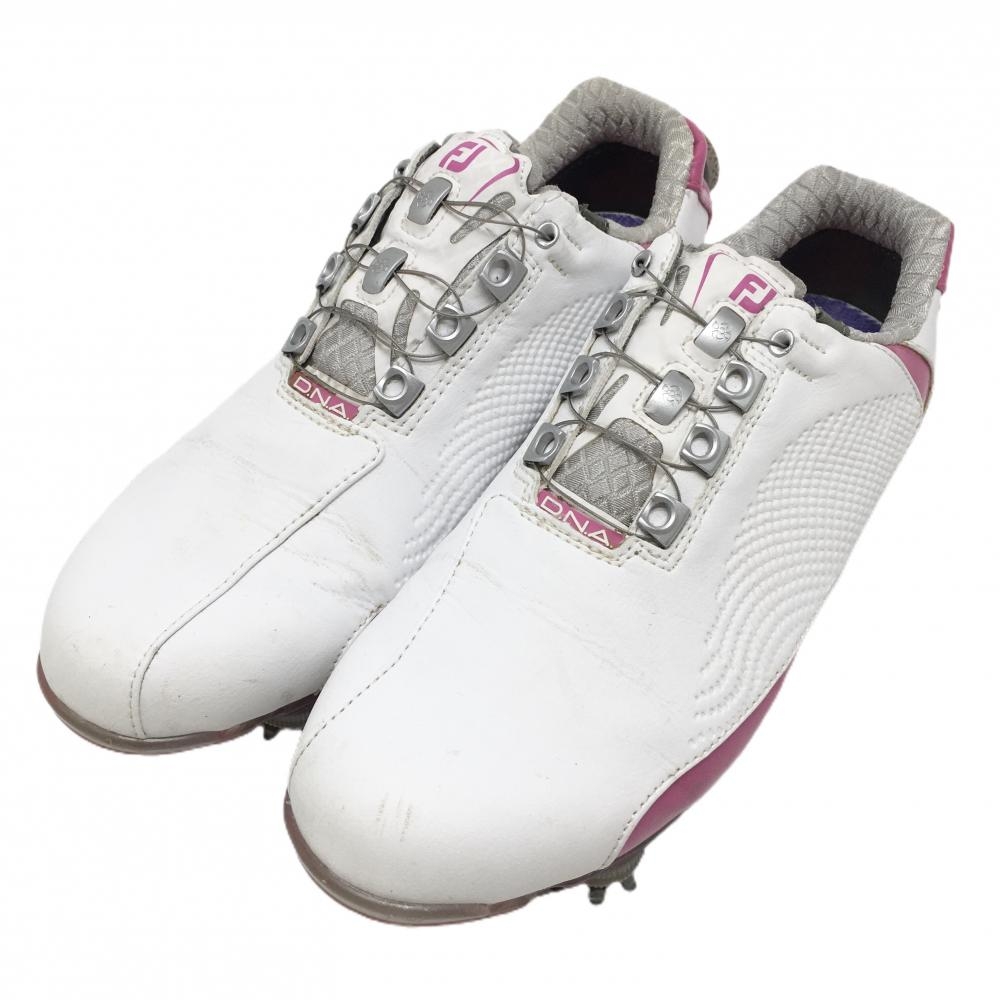 フットジョイ ゴルフシューズ 白×ピンク 94827Ｊ BOA レディース 24.0 ゴルフウェア FootJoy