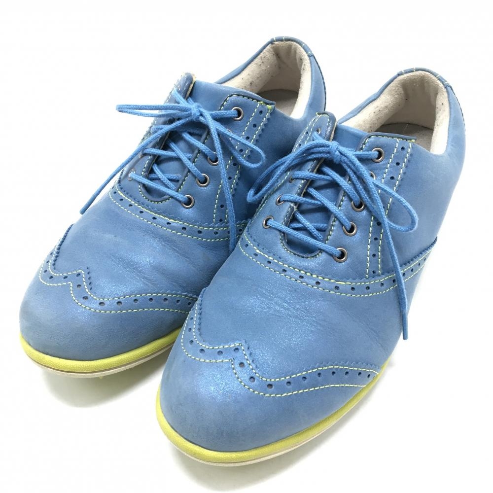 フットジョイ ゴルフシューズ ブルー系 97291J スパイクレス レディース 23.5 ゴルフウェア FootJoy