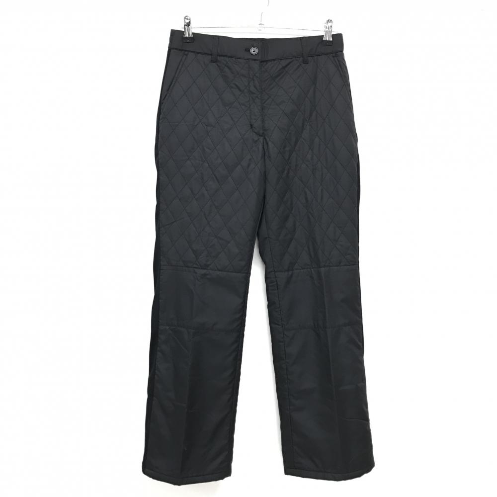 【超美品】ホンマ 中綿パンツ 黒 サイド切替 一部キルティング MorleyMole レディース 13 ゴルフウェア HONMA