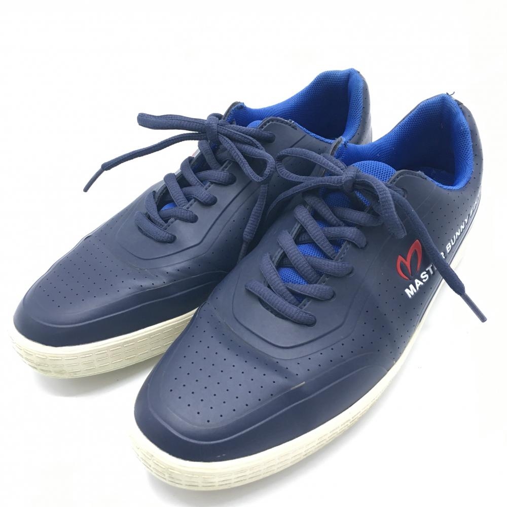 マスターバニー ゴルフシューズ ネイビー 158-9992202 スパイクレス  レディース 24.5 ゴルフウェア MASTER BUNNY EDITION