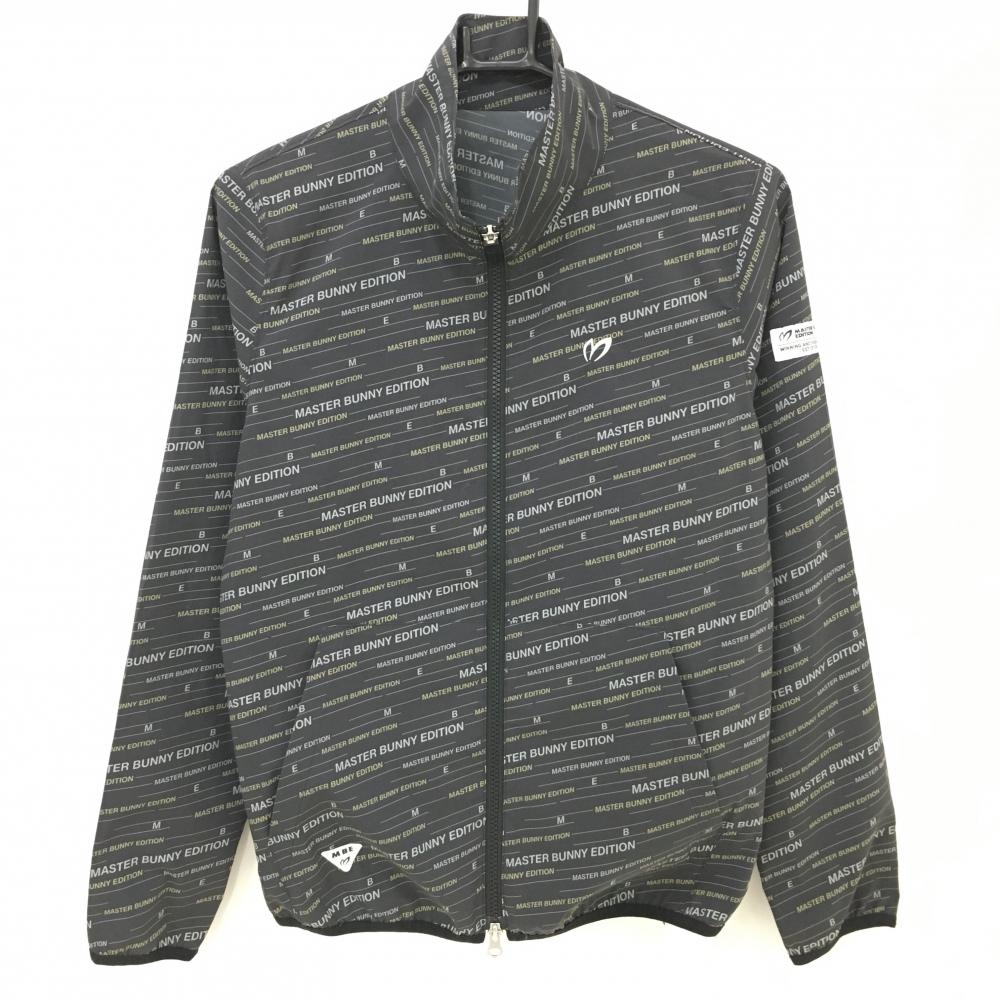【美品】マスターバニー ジャケット ダークグレー×ライトグレー×ライトイエロー系   レディース 1(M) ゴルフウェア MASTER BUNNY EDITION