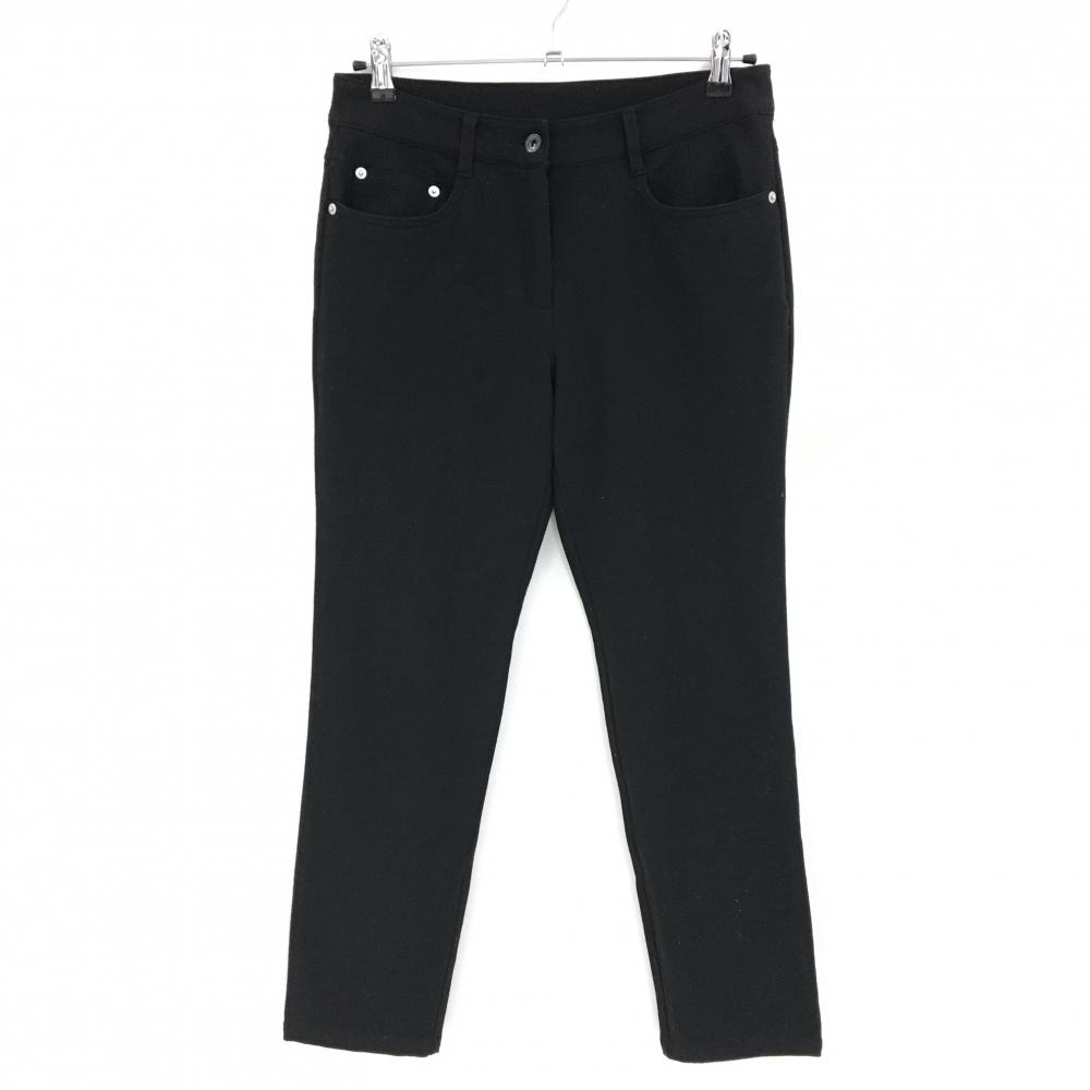 マンシングウェア パンツ 黒 微起毛 ストレッチ  レディース 11 ゴルフウェア Munsingwear