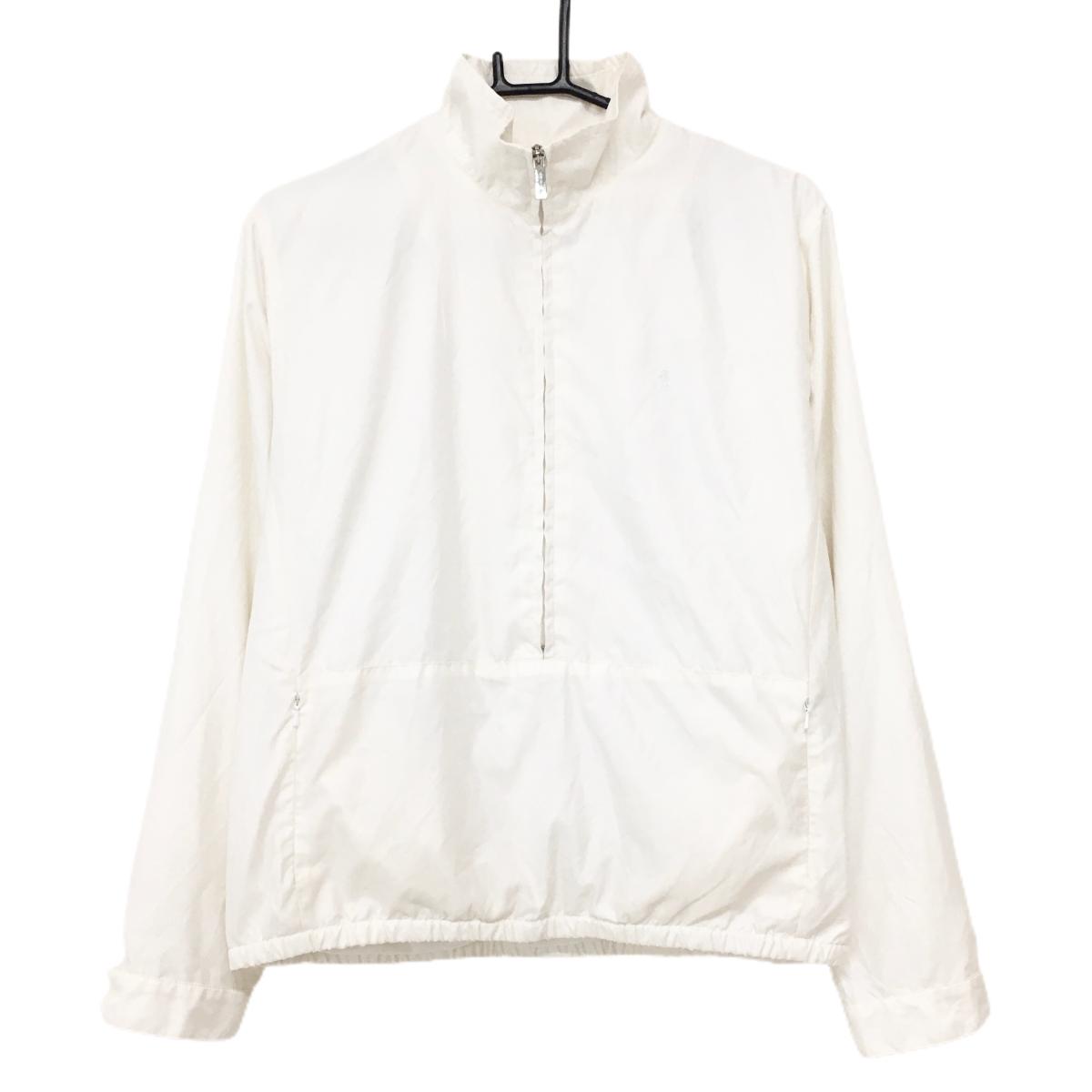 【美品】ラルフローレンゴルフ ジャケット 白 裏地付 レディース 11 ゴルフウェア Ralph Lauren