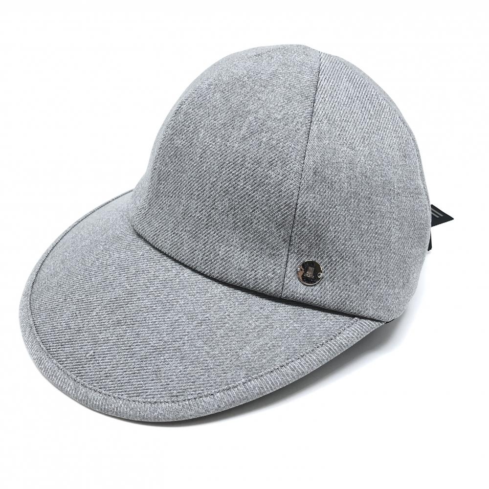 【新品】ランバンスポール キャップ グレー リボン　 レディース F(56-58cm) ゴルフウェア 2025年モデル LANVIN SPORT