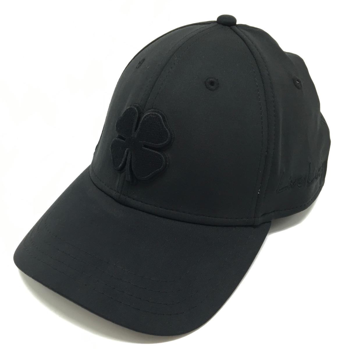 ブラッククローバー キャップ 黒 立体ロゴ刺しゅう ブラッククローバー L/XL   ゴルフウェア BLACK CLOVER
