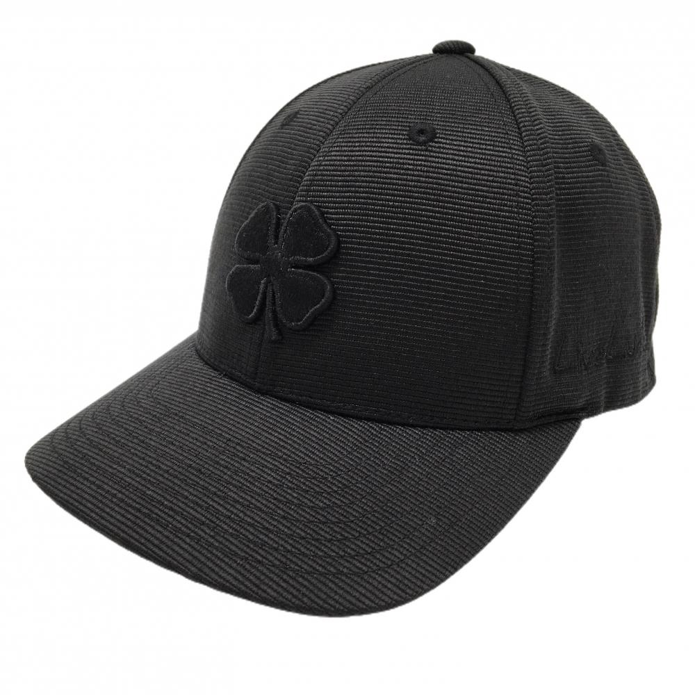 ブラッククローバー キャップ 黒 ロゴ刺しゅう L-XL   ゴルフウェア BLACK CLOVER