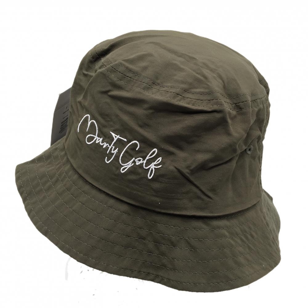 【新品】マーティーゴルフ バケットハット カーキ ナイロン100％ F   ゴルフウェア Marty Golf