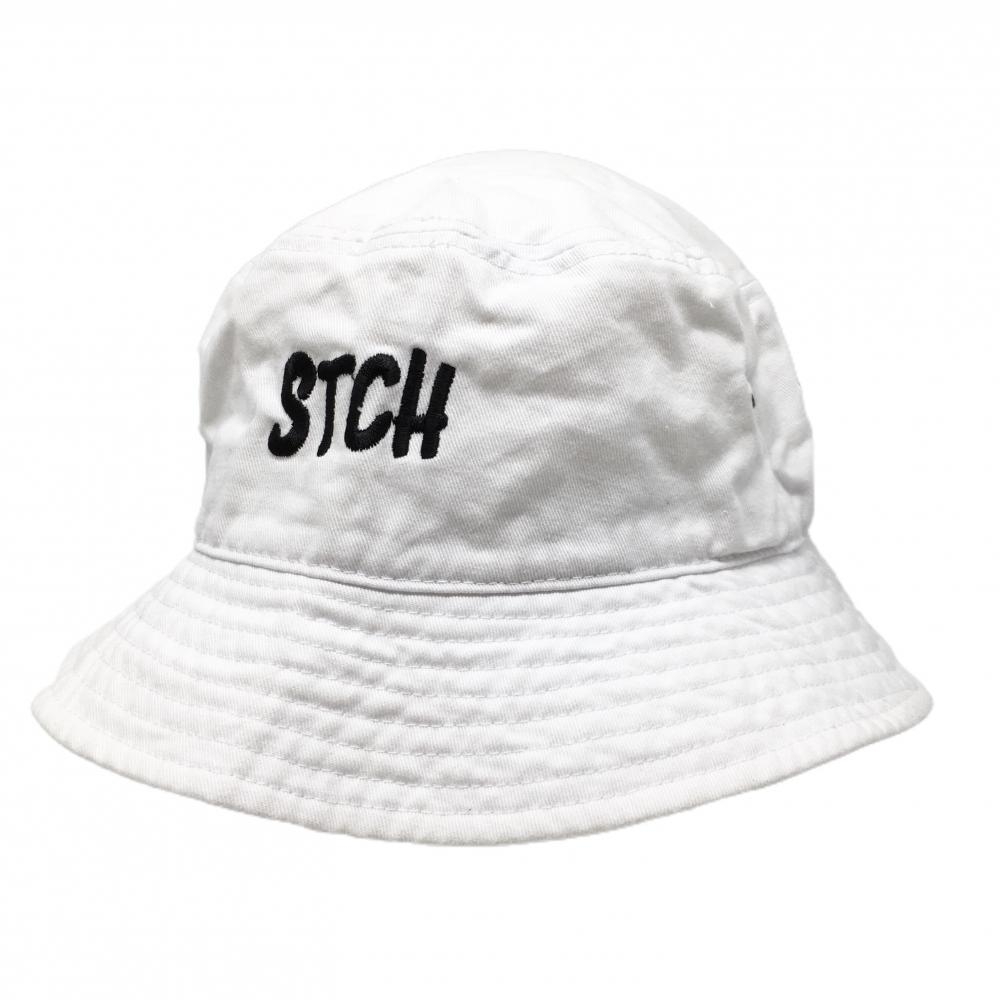 【美品】セブンティートゥークラブハウス バケットハット 白 刺しゅう STCH  L/XL   ゴルフウェア SEVENTYTWO CLUBHOUSE