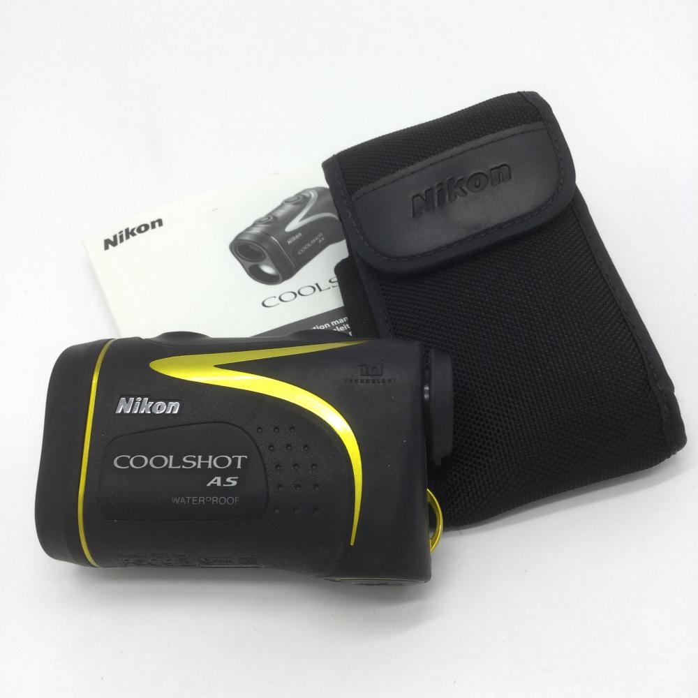 美品 Nicon ニコン クールショット Cool Shot As ゴルフ用距離計測器 黒 通電確認済 ゴルフ 中古ゴルフウェア通販サイトreonard レオナード