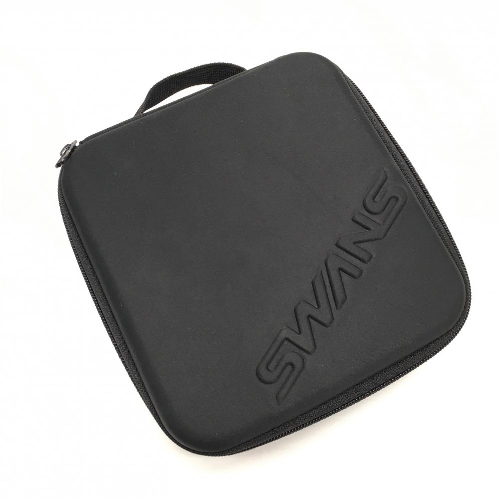 【超美品】スワンズ サングラスケース 黒 セミハードケース 2個収納可能ゴルフ SWANS