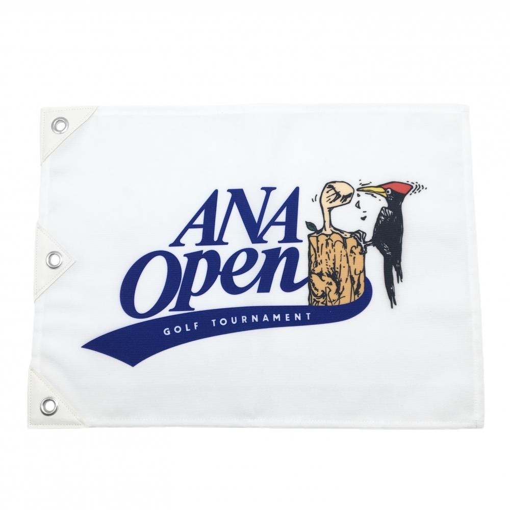 【超美品】ANA フラッグ 白×ブルー ANA OPEN 50回大会記念 非売品 ゴルフ ANA