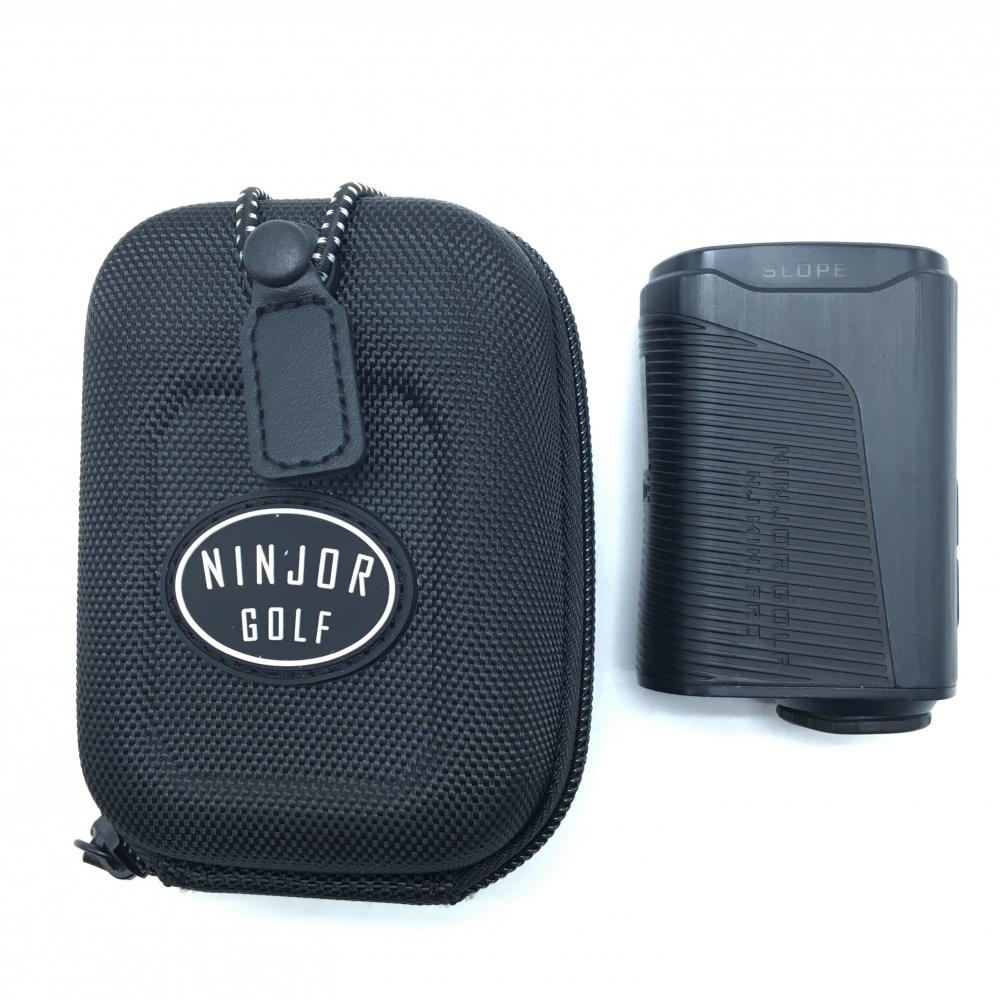 【美品】ニンジャーゴルフ レーザー距離計 黒 収納ケース付 通電確認済 ゴルフ NINJOR GOLF