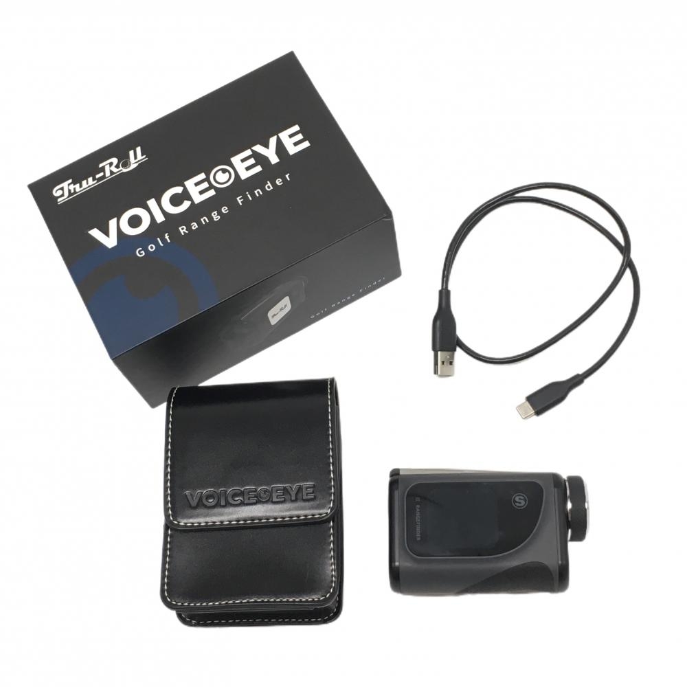 【超美品】トゥルーロール レーザー距離計 黒 ケース付 VOICE EYE 通電確認済 ゴルフ Tru-Roll