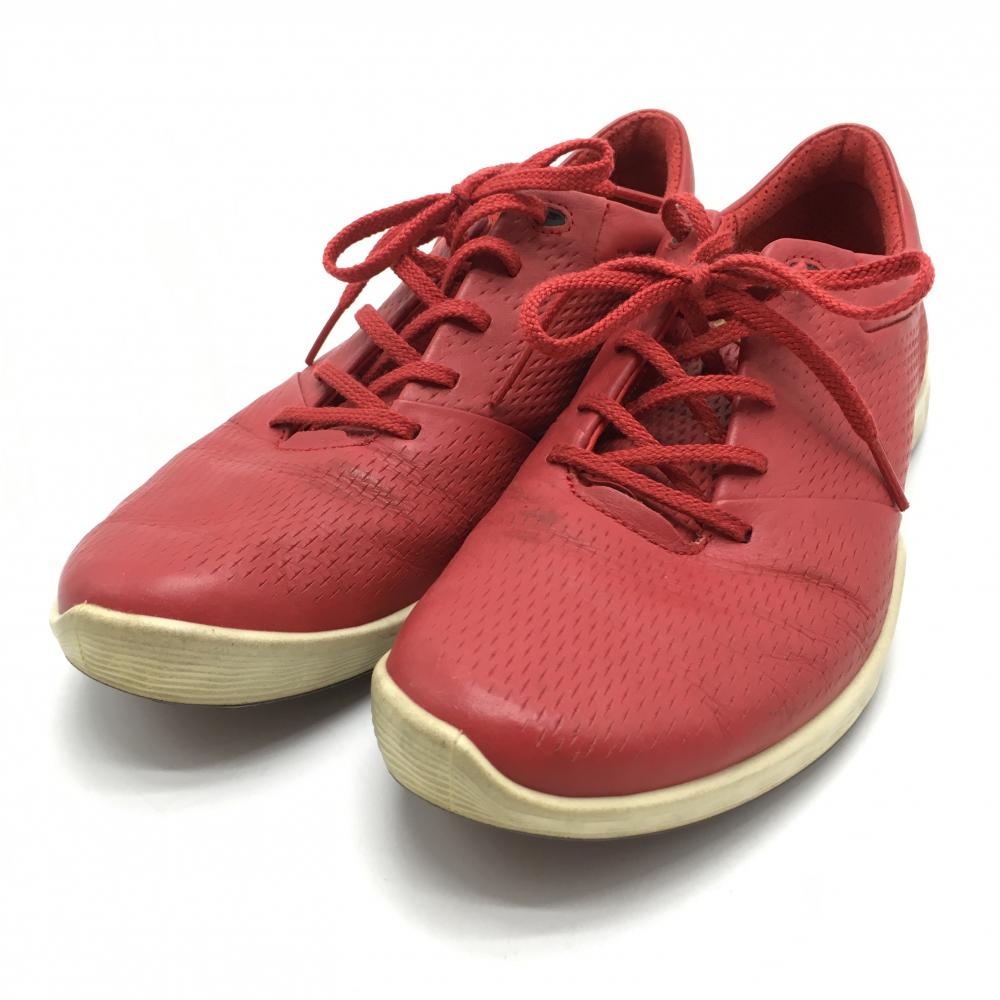 エコー ゴルフシューズ レッド スパイクレス 12190301046 しわ、汚れ メンズ 25.5(CN) ゴルフウェア ECCO