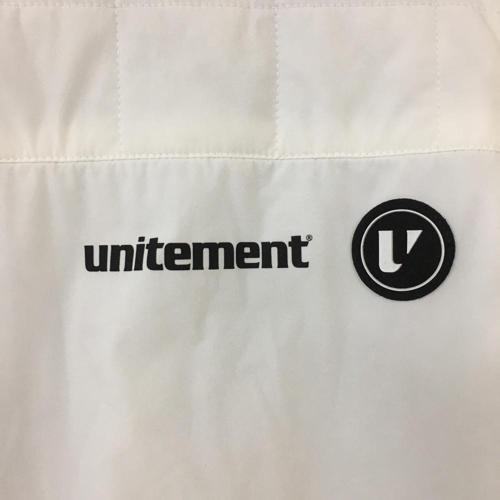 UNITEMENT ユナイトメント 2WAYリバーシブル中綿ジャケット 黒×白 ロゴ 